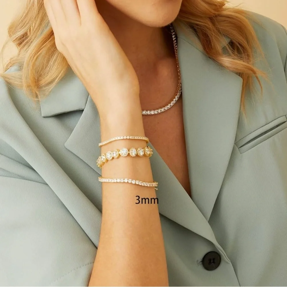 CZ Tennis bracelet - Picture 2 of 3